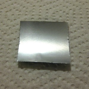 aluminum - raw Aluminum square