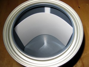 can - paper paper loaded in camera