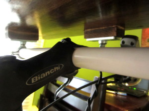 PVC in bike stem