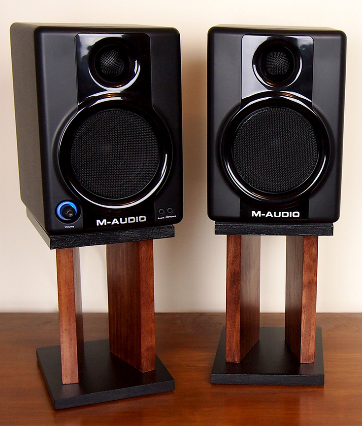 Diy Desktop Speaker Stands Makify Com