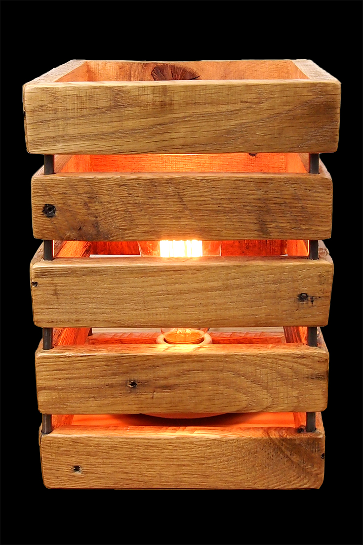 Pallet Wood Lamp