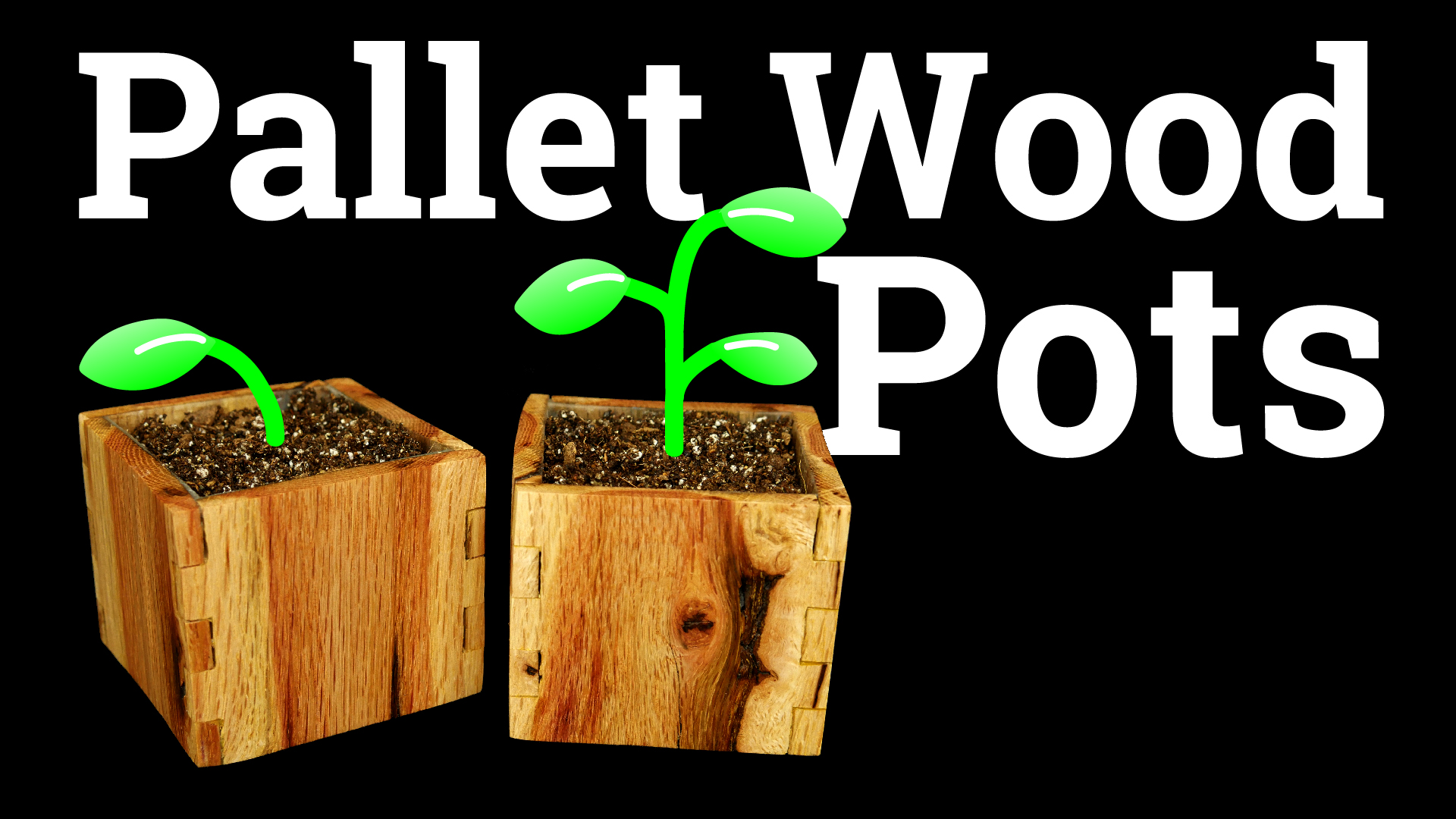 Pallet Wood Pots YouTube